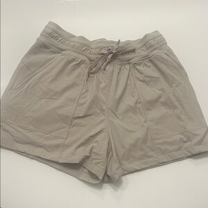 lululemon athletica Women's Drawstring Athletic Shorts - Light Taupe